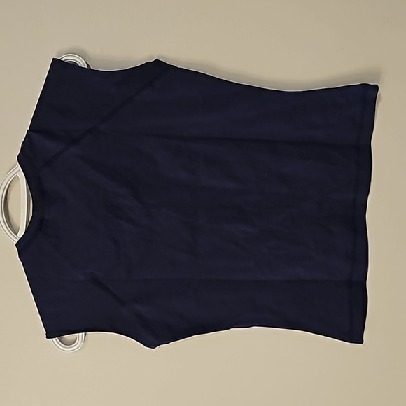 Vtg Labatt Blue poker crop top dark blue ladies small - Picture 5 of 5